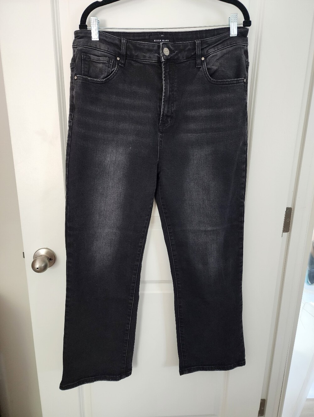 Risen Women's Washed Black Straight Jeans Size 1xl. Great Condition!